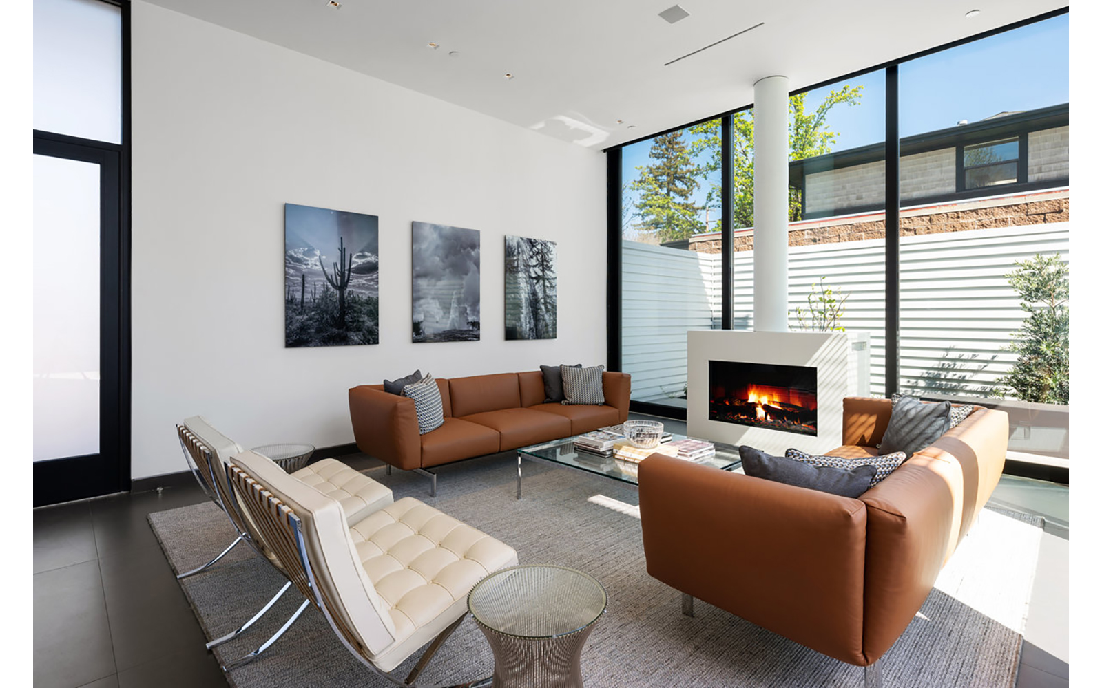 glass pavilions interior image