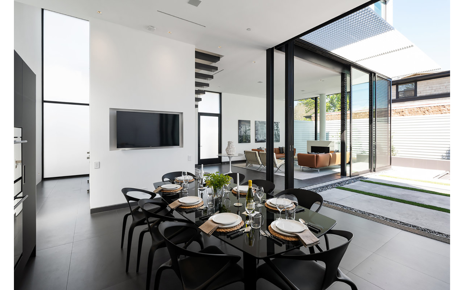 glass pavilions interior image