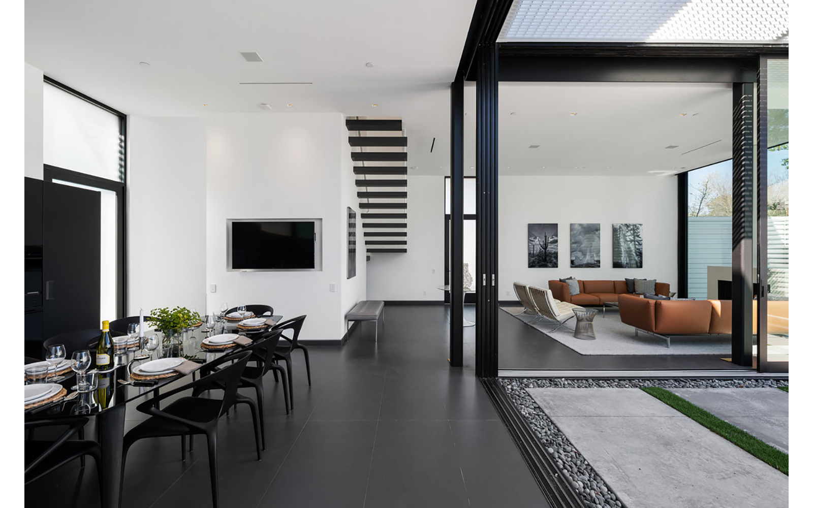 glass pavilions interior image
