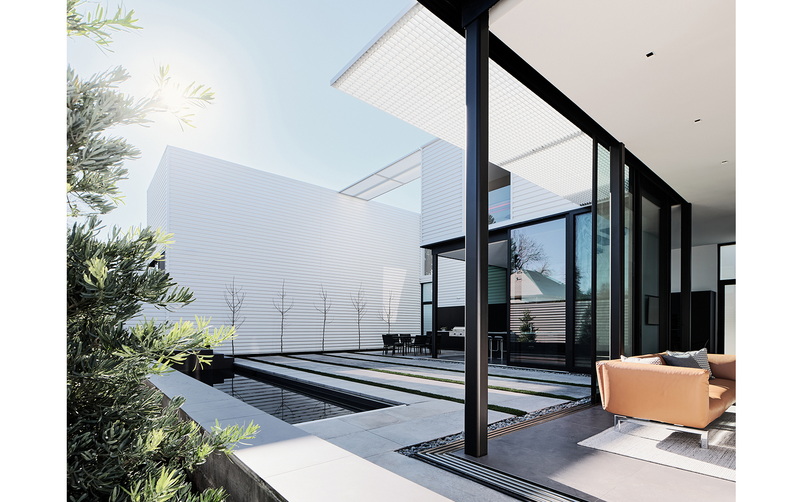 glass pavilions interior image