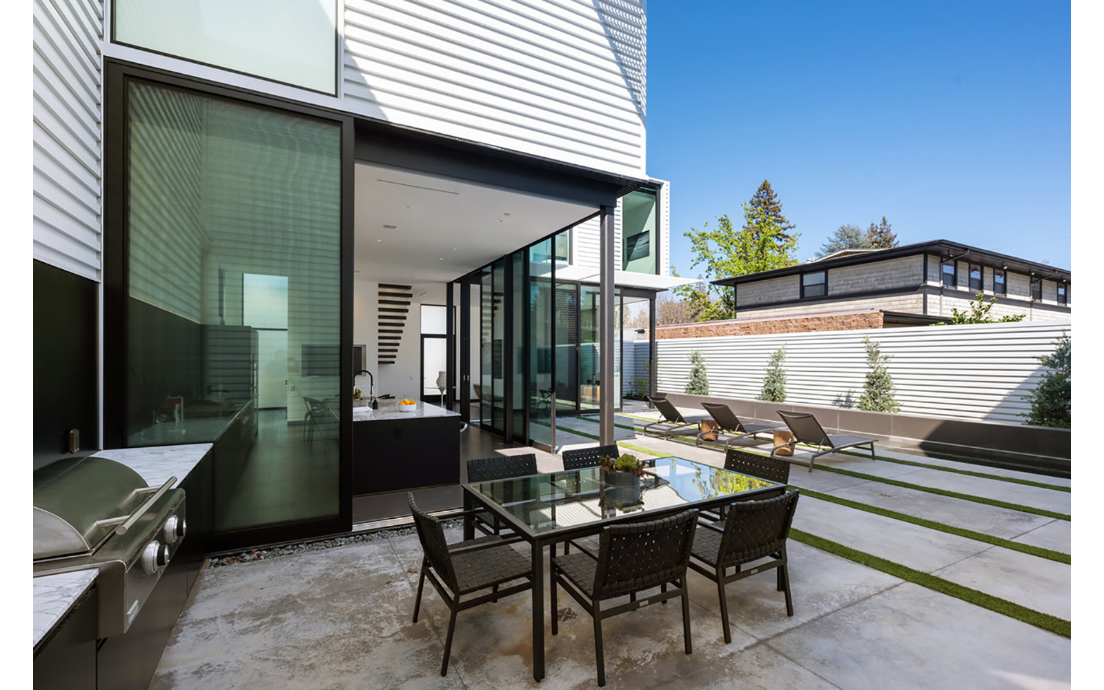 glass pavilions interior image