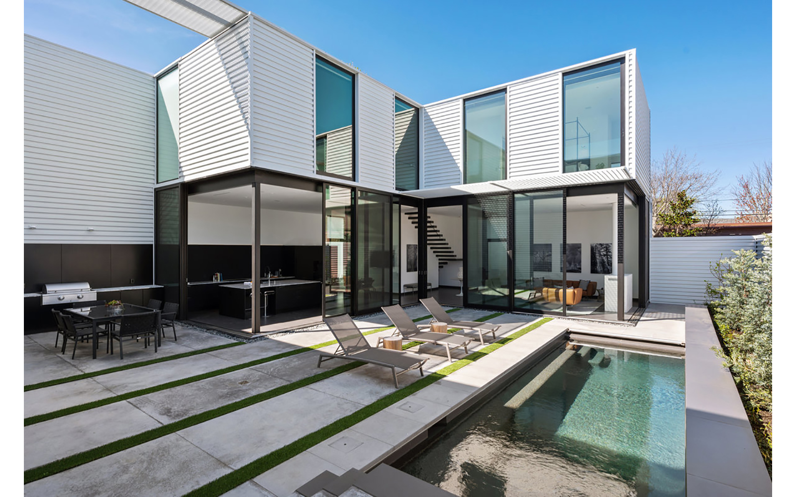 glass pavilions interior image