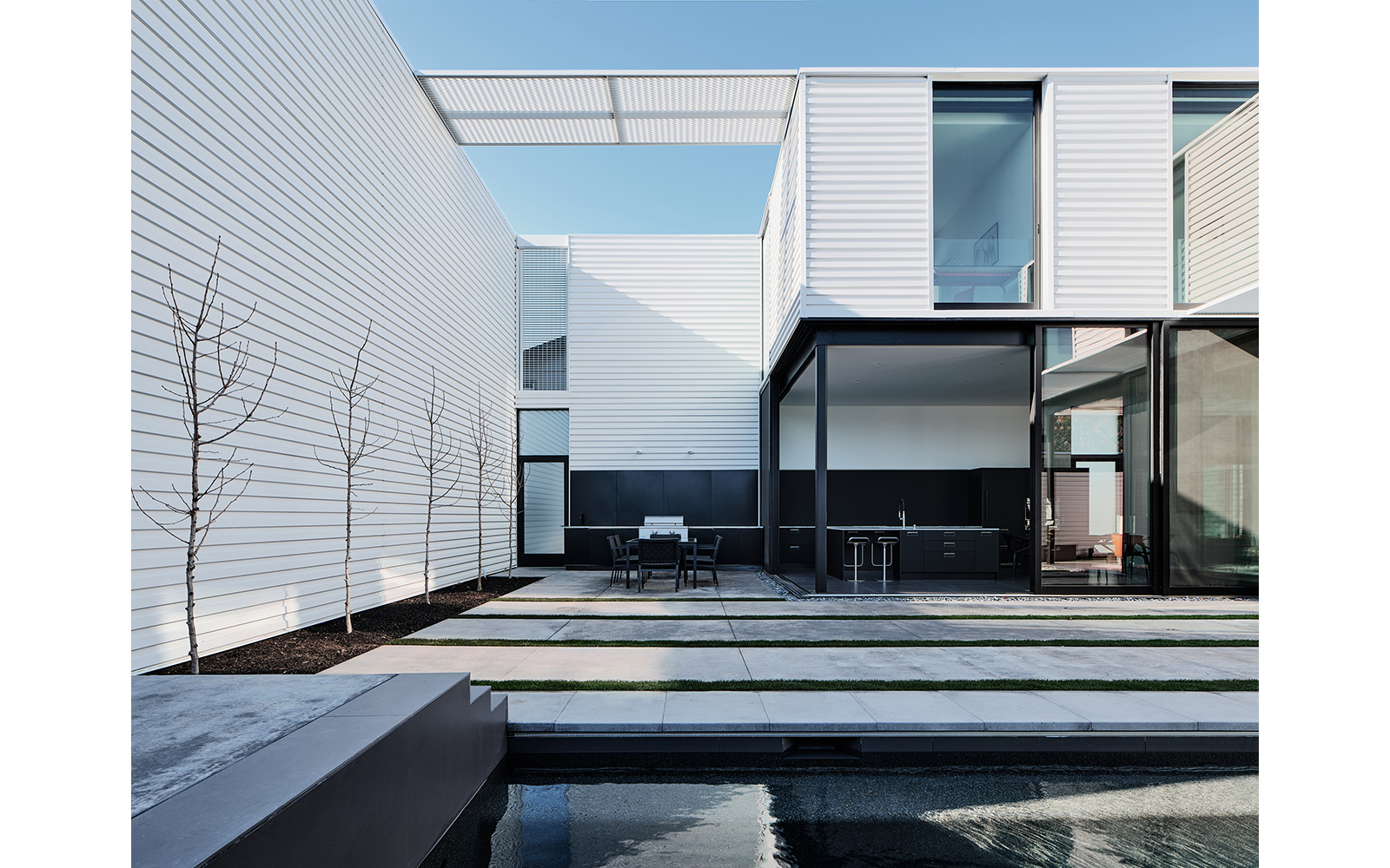 glass pavilions interior image