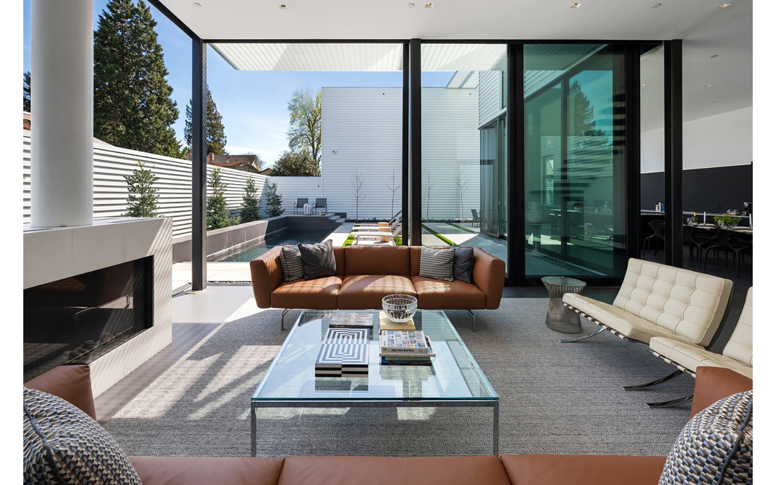 glass pavilions interior image