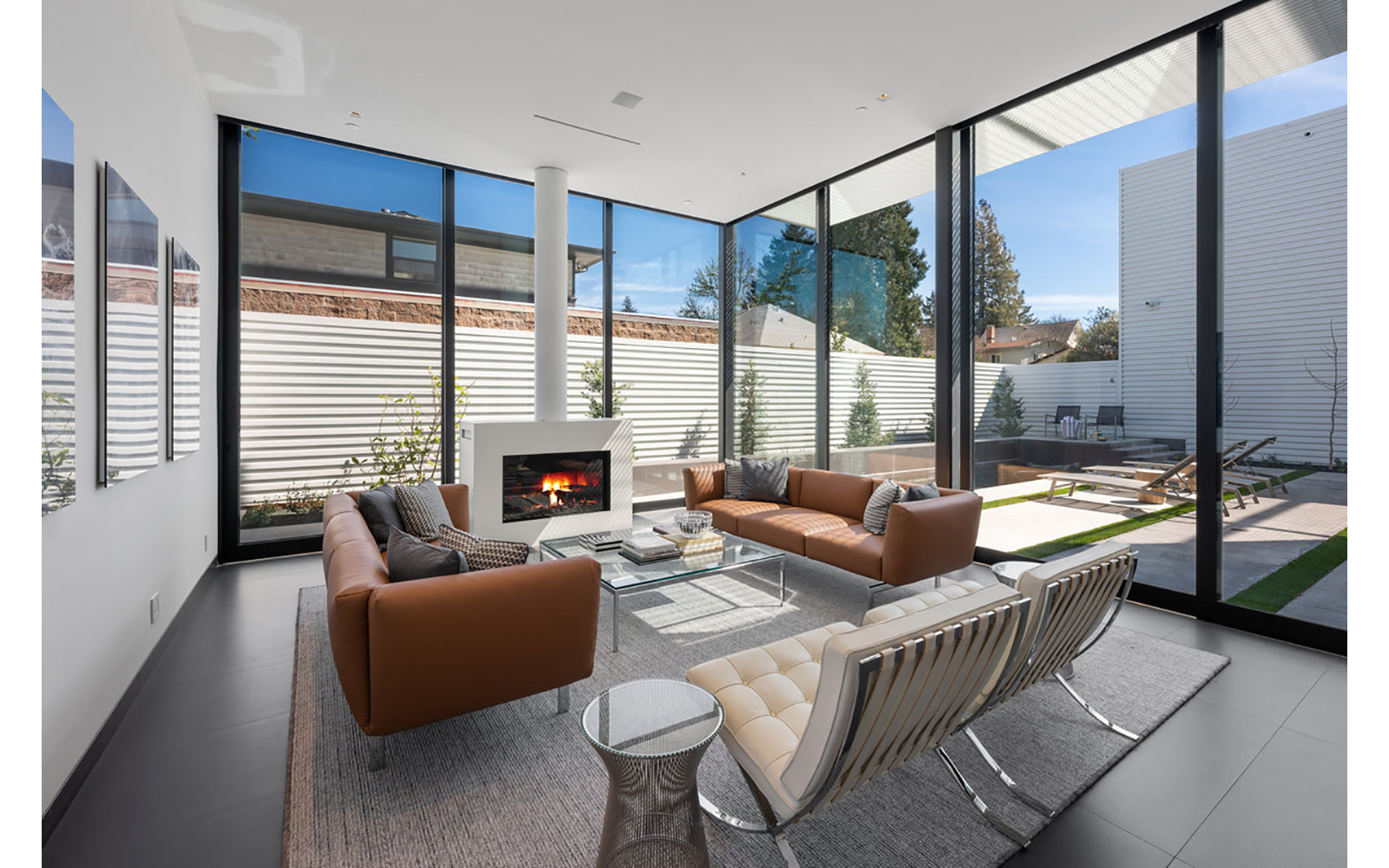 glass pavilions interior image