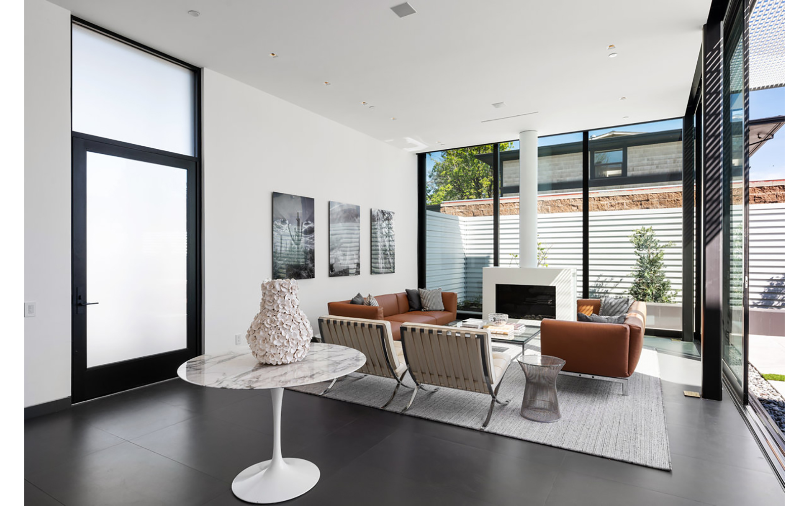 glass pavilions interior image