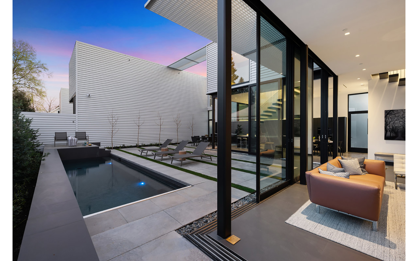 glass pavilions interior image