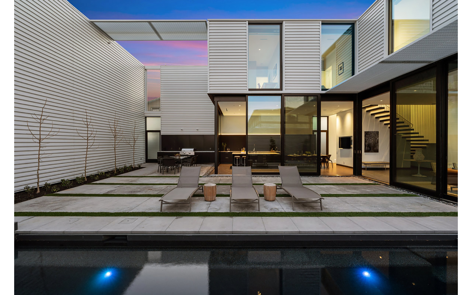 glass pavilions interior image