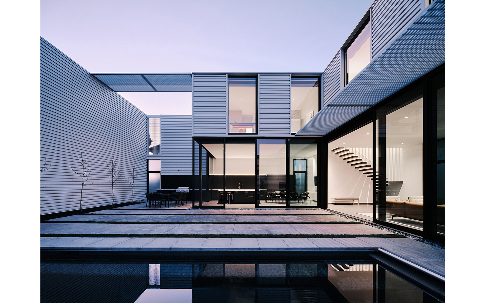 glass pavilions interior image