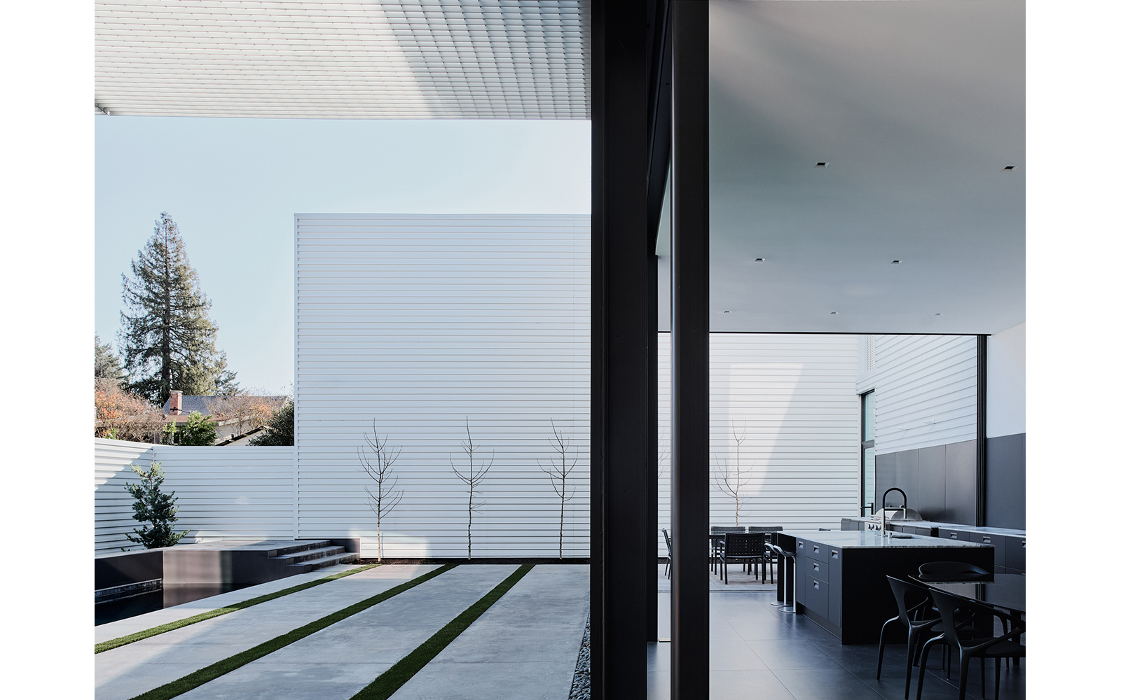 glass pavilions interior image
