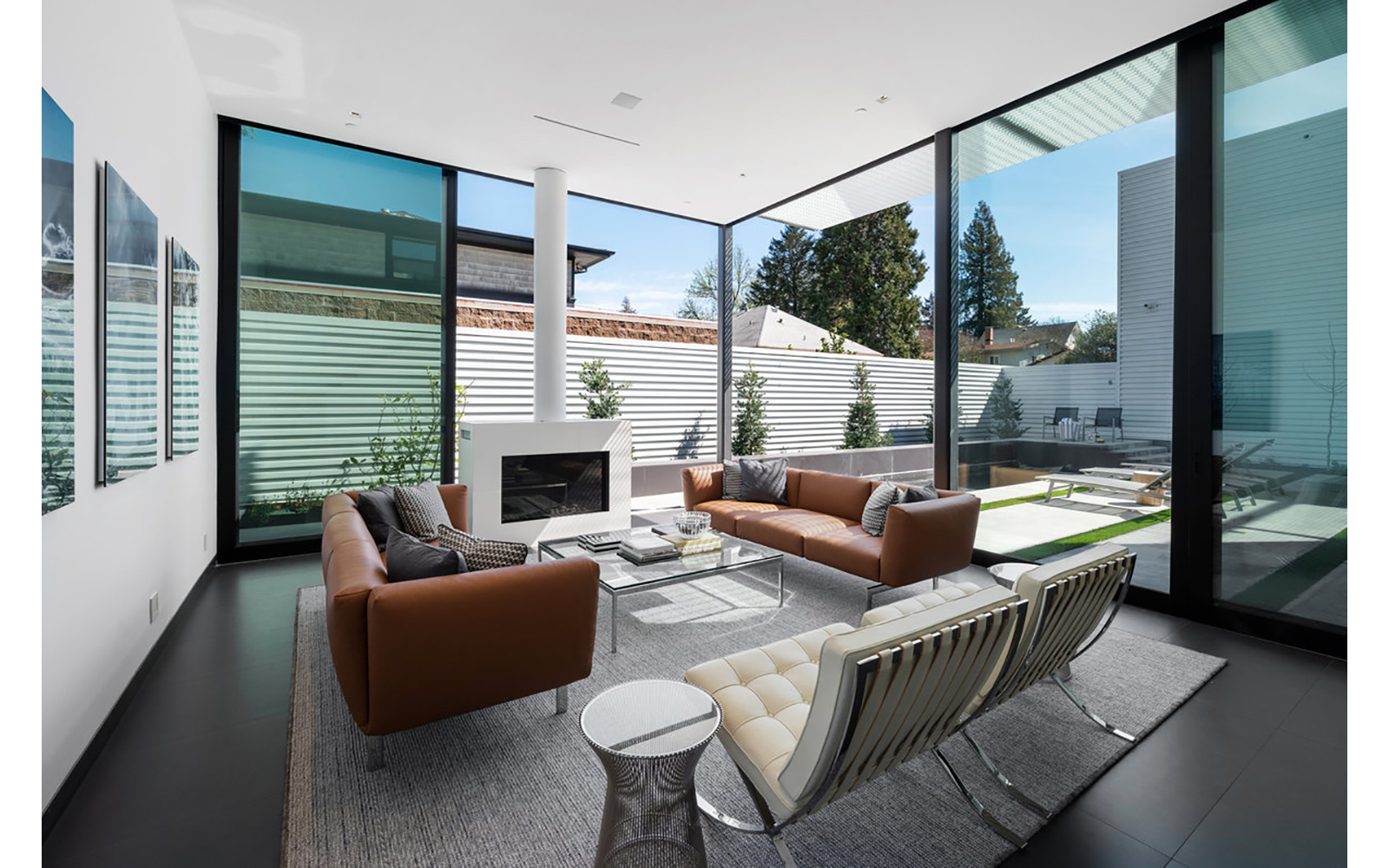 glass pavilions interior image
