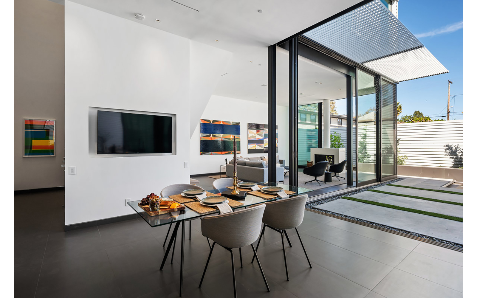 glass pavilions interior image