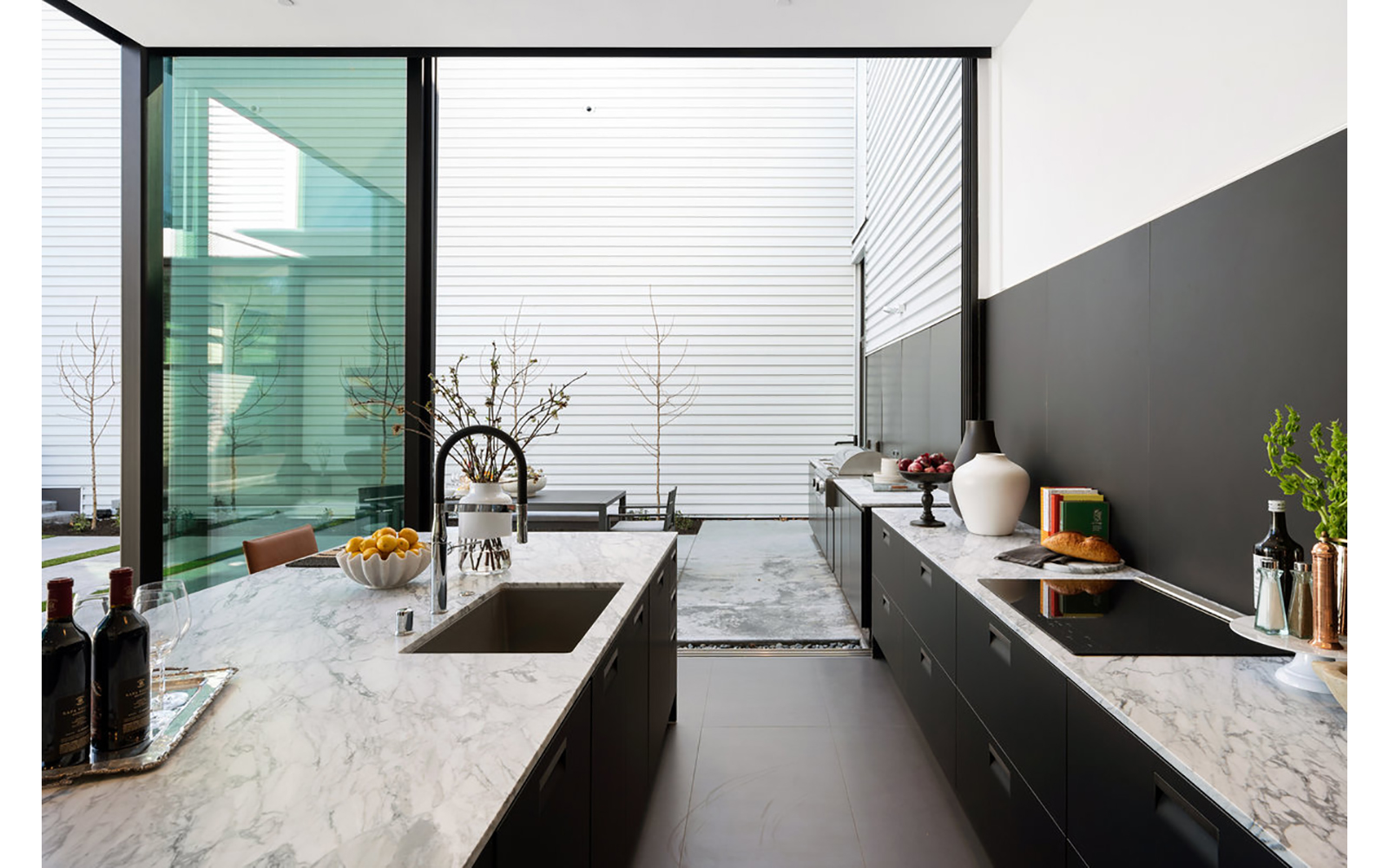 glass pavilions interior image