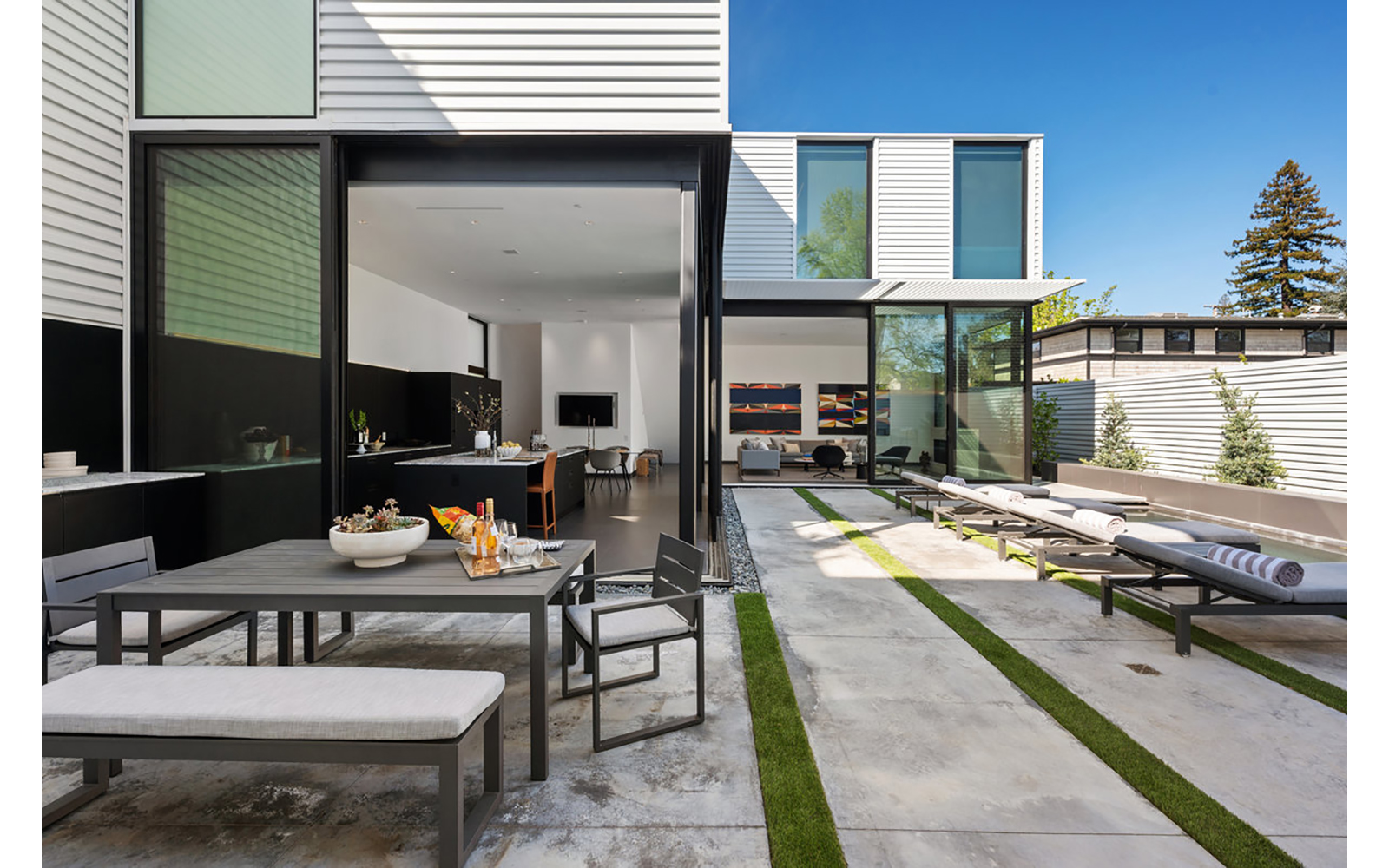 glass pavilions interior image