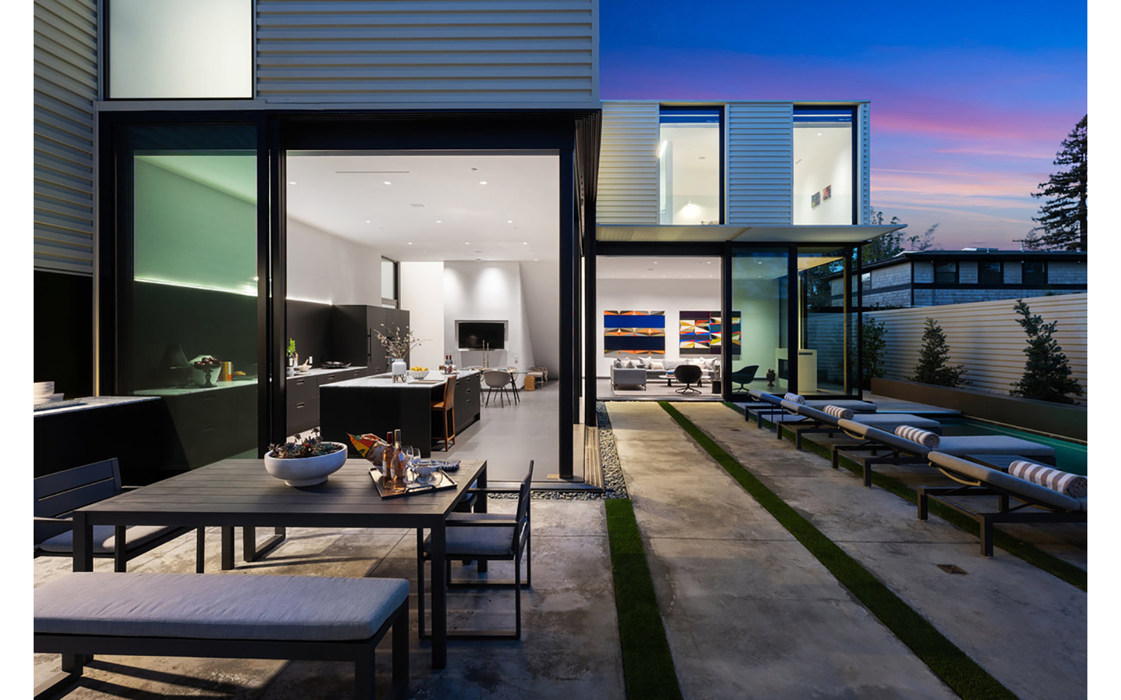 glass pavilions interior image